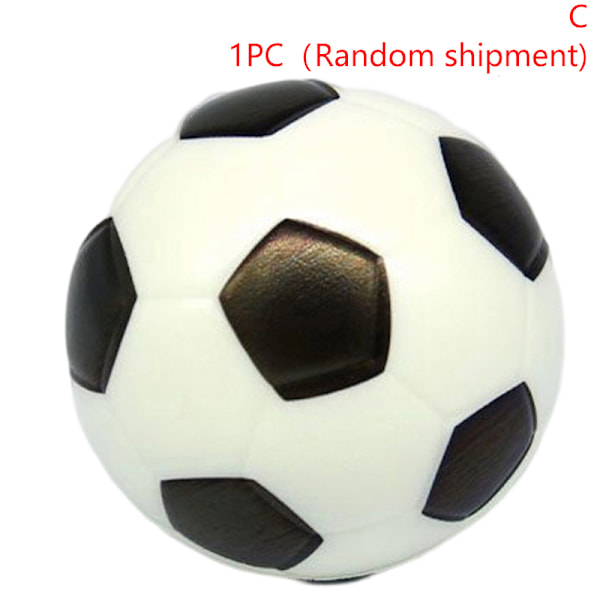 6,3 cm fast elastisk boll för barn, pussel, tidig utbildning, fotboll C