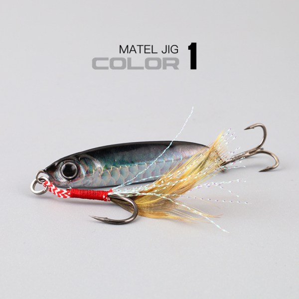 Fiskesluk 7g 10g 15g 20g 25g 30g Kast Jigging sluk Kast B 30g