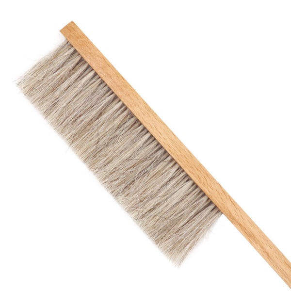 Trä honung borste geting bi Sopa två rader av häst svans hår bi Brown one size