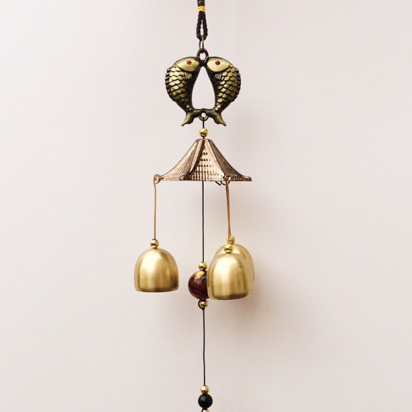 Antik Wind Chime Kobber Yard Have Udendørs Living Dekoration 3 one size
