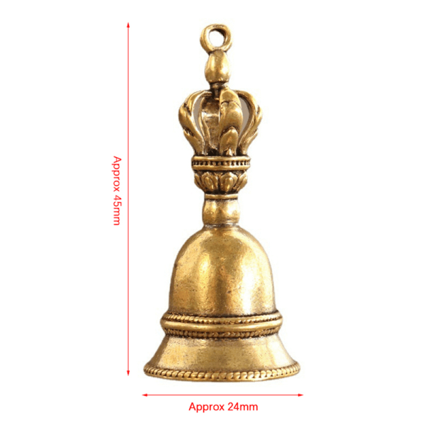 Retro Copper Bell Wind Chimes Messing Crafts Die-casting Wind Chi one size