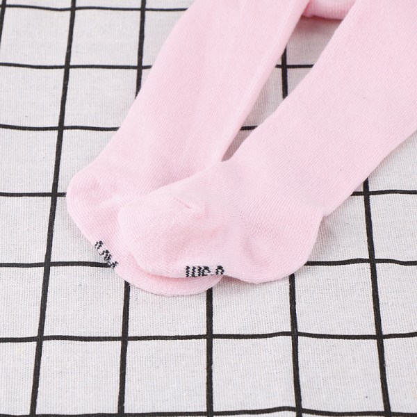 Pehmeä vastasyntynyt baby tyttöjen toddler lasten sukkahousut pa Light pink S