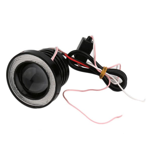 1* 3,5" Angel Eyes LED-dimljus Bil SUV Universal Vit Drivin 3.5White light 1Pcs