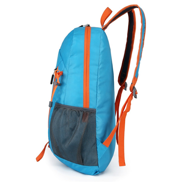 22L kannettava taitettava reppu taitettava vuorikiipeilylaukku Ultra Black one size