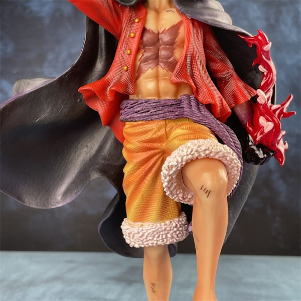 One Piece Four Emperors Monkey D Luffy LX MAX PVC Staty Figur Onesize Onesize