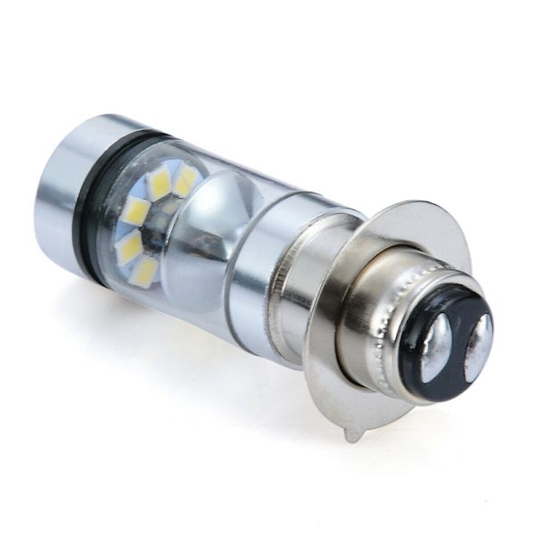 2kpl BA20D H6 2323 20SMD LED 100W moottoripyörän sumu DRL jarruparkki White 2pcs