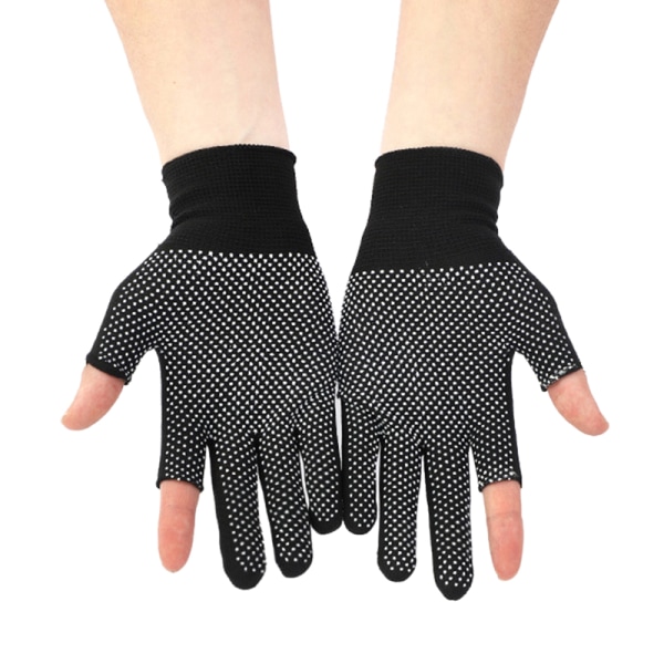 Halkfria Touch Nylon Handskar Herr Dam Sommar Outdoor Riding Spo Black