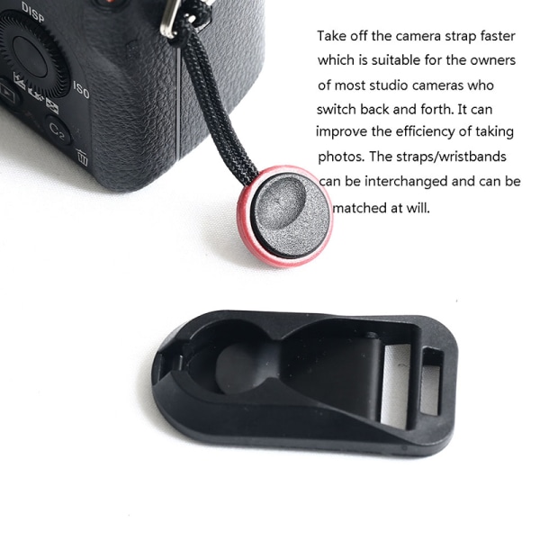 2x Hurtigkobling for kamera skulderstropp med omformer Red 386d | Red |  Fyndiq