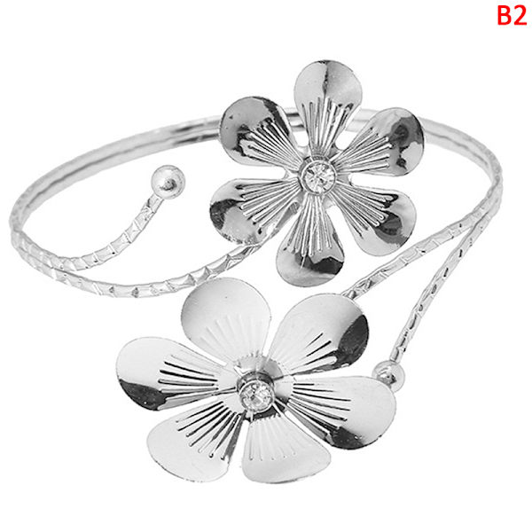 Bohemian Butterfly Leaf Charm Arm Chain Metal Hollow Out Geomet A1 one size