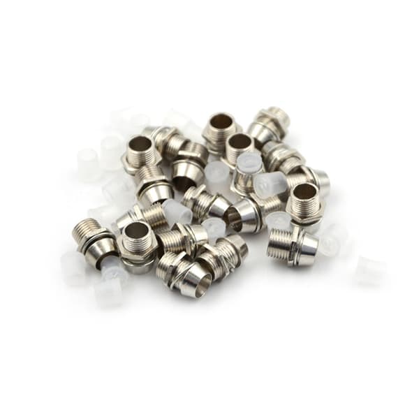 Hot 20 Stk Kobber 5mm lysemitterende diode LED Holder Mount Pan 0 0