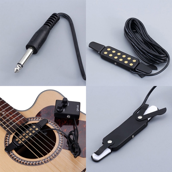 Clip-on pickup akustisk gitar bass pickup o12 hulls svinger