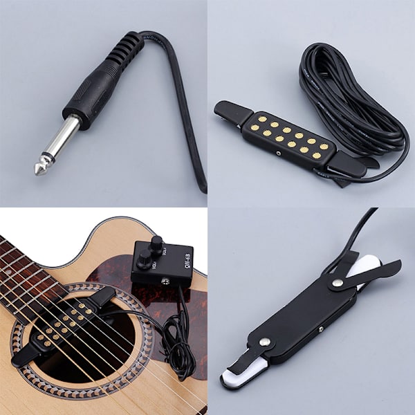 Clip-on pickup akustisk guitar bas pickup o12 hul transducer