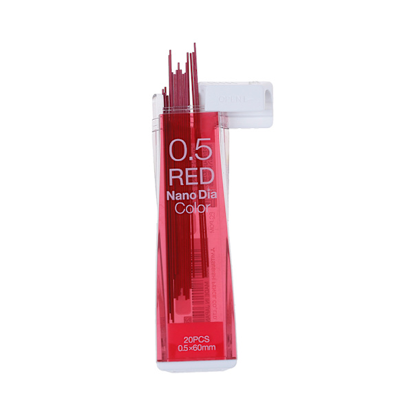 0,5 mm Färgad mekanisk pennmålning speciell mekanisk penna Red one size