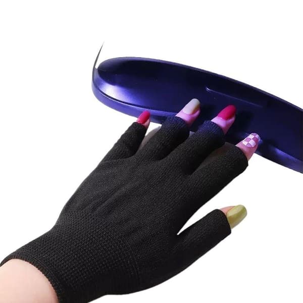 2 stk. 1 par anti-solbruning neglehandsker UPF50+ UV-beskyttelse til hænder Gray