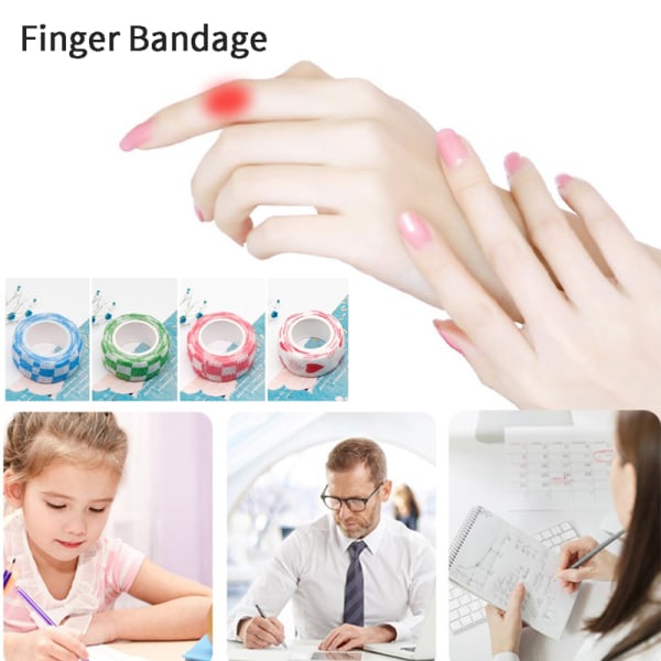 Writing Finger Bandage Artefact Itseliimautuva kääresuoja Multicolor 2.5cm*450m