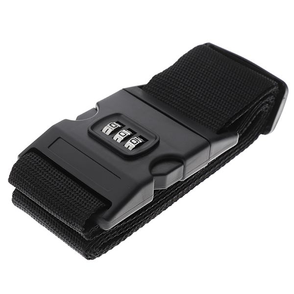 1 kpl matkatavaralaukku, turvallinen lukko, kestävä nylon S Black One Size