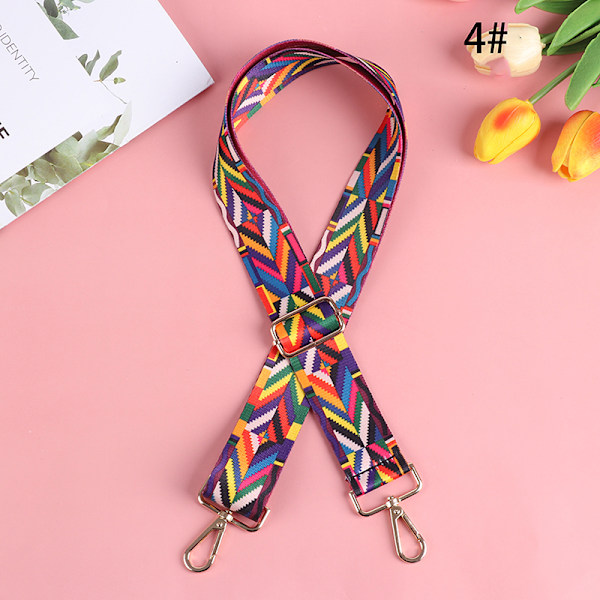 140CM Bag Håndtak Bag Strap Avtakbar DIY Handbag Accessories Cr 4#