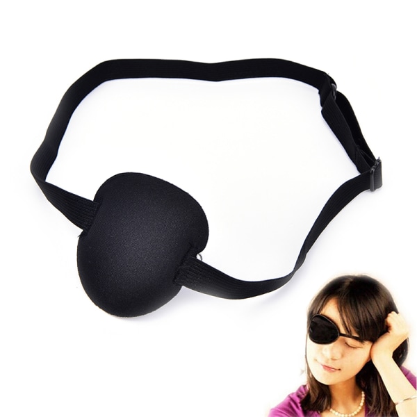 Använd Concave Eye Patch Foam Groove Justerbar rem Tvättbar Ey