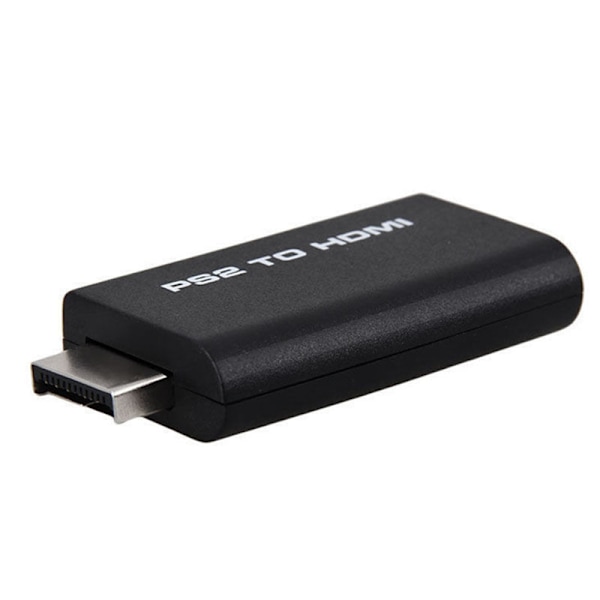 HDV-G300 PS2 til HDMI 480i/480p/576i o Video Converter Adapter F Black one size