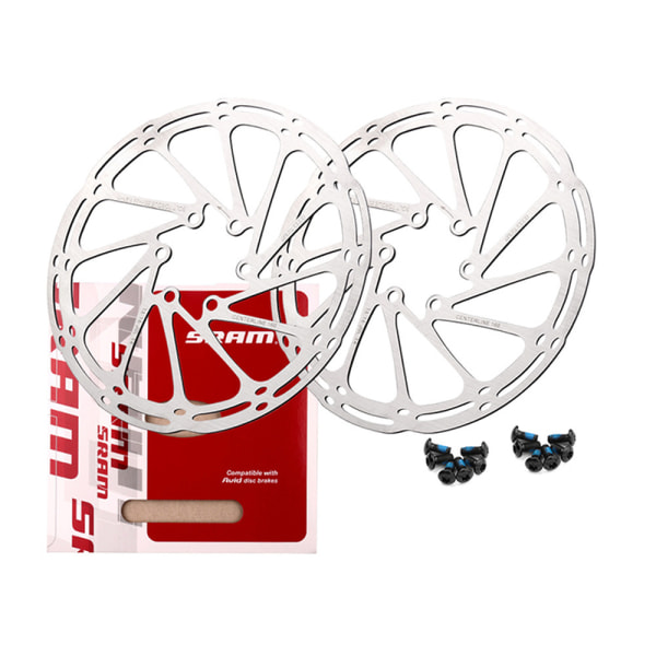 MTB Sykkel Sykkel Skivebrems Rotor Senterlinje 160mm 180mm 203mm Silver 203mm