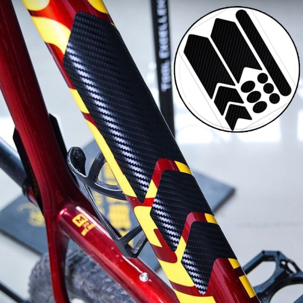 Cykelkædebeskyttelsesmærkat Mountain Bike Care Chain Stick transparent