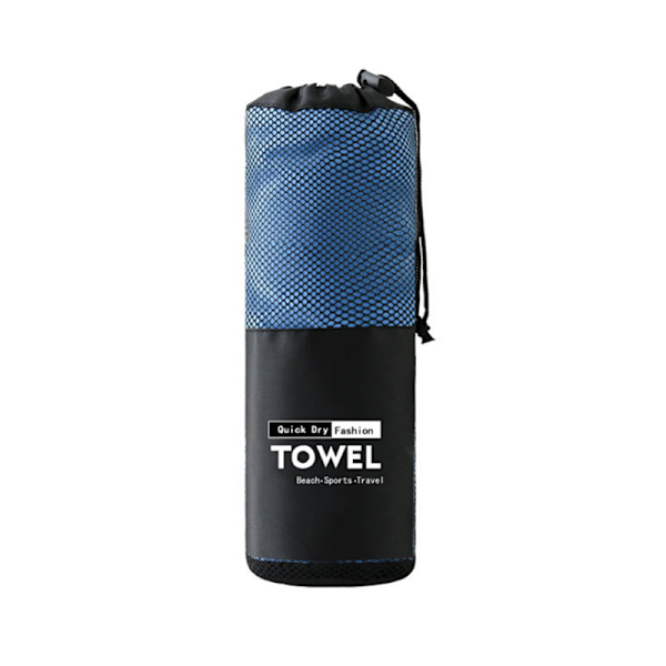 Mikrofiberhandduk Sportbad Gym Snabbtorkande Resor Simning C Blue 40*80cm