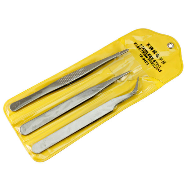 Nytt 3 st Reparation Precision Set Verktyg Rostfritt El 0 1