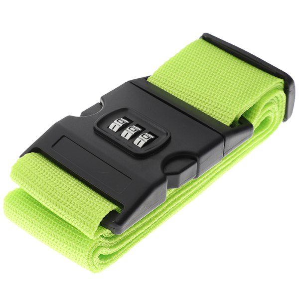 1 stk rejsebagagekuffert Sikker lås Holdbar nylonpakning S Green One Size
