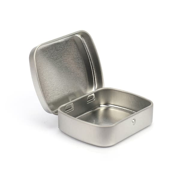 Survival Kit Small Tom Metal Silver Black Flip Oppbevaringsboks Ca Silver