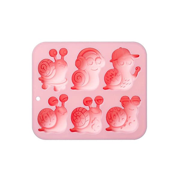 Chokoladeform Snegl Silikoneform Til Kage Gummy Jello Isbit Blue