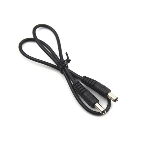 5,5 x 2,1 mm hane till 5,5 x 2,1 mm hane DC- power CCTV-adapter 0 1