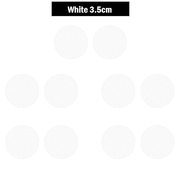 10 STK mænd brystvortebetræk usynlig brystløft bh løbebeskyttelse White 3.5cm