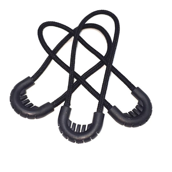 10 st EDC Multi-purpose Zip Zipper Drag sladdrep För Outdoo Black onesize