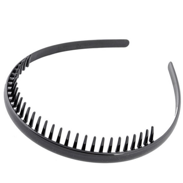 Herre Tand Sports Fodbold Fodbold Pandebånd Hårbånd Sort Po Black One Size