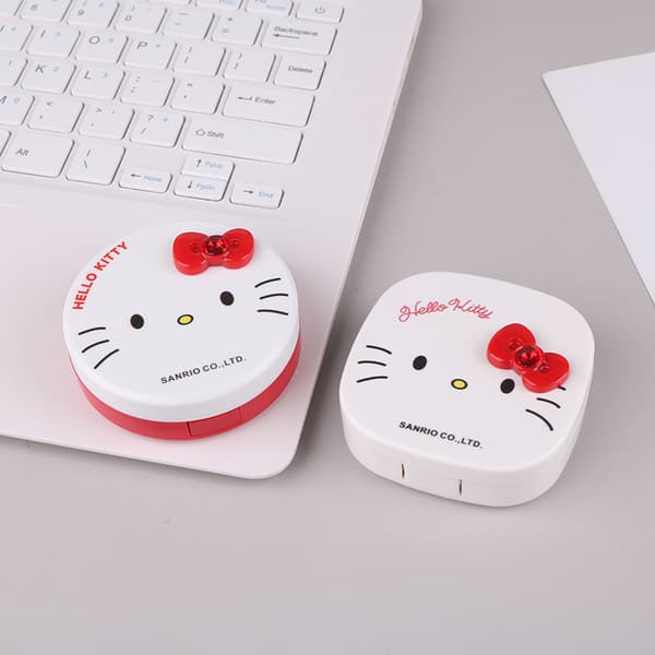 Hello Kitty Kontaktlinsfodral Skönhet Pupill Förvaringslåda Lins C A2