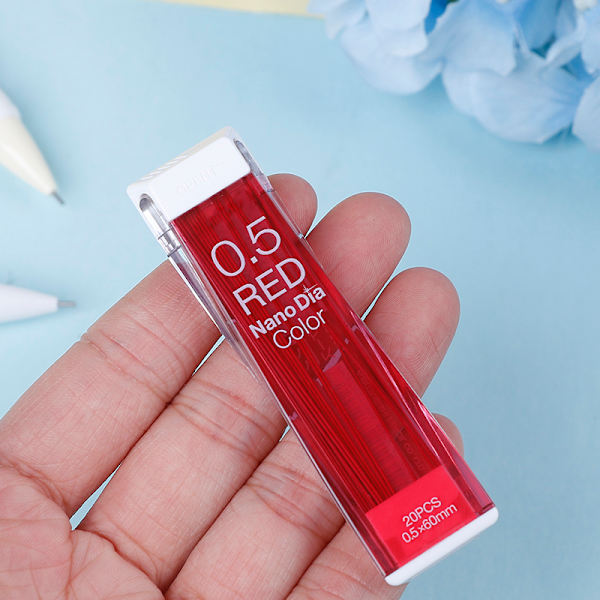 0,5 mm Färgad mekanisk pennmålning speciell mekanisk penna Red one size