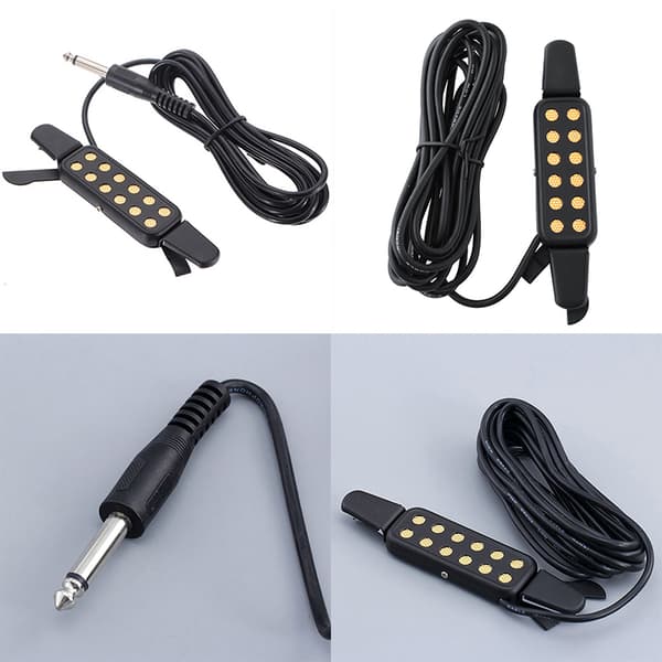 Clip-on pickup akustisk gitarr bas pickup o12 hålsgivare