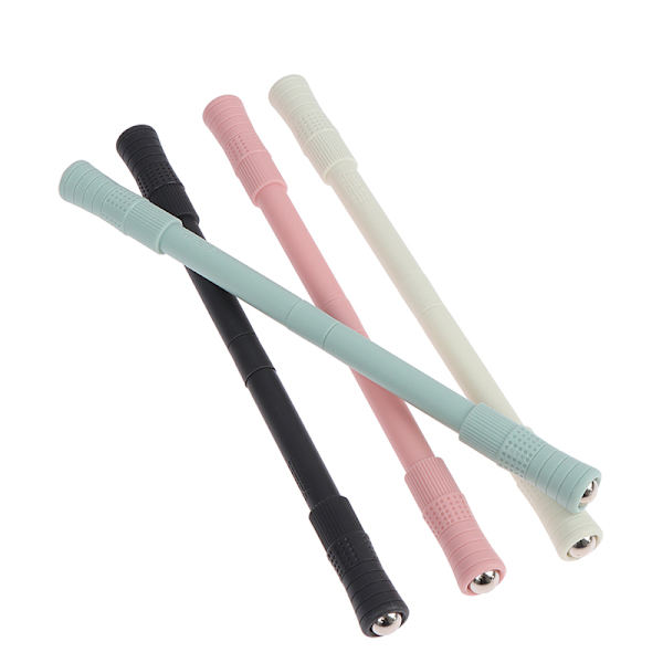 Stålkugle Spinning Roterende pen Legetøj Voksne begynder Anti-skrid Black ONESIZE