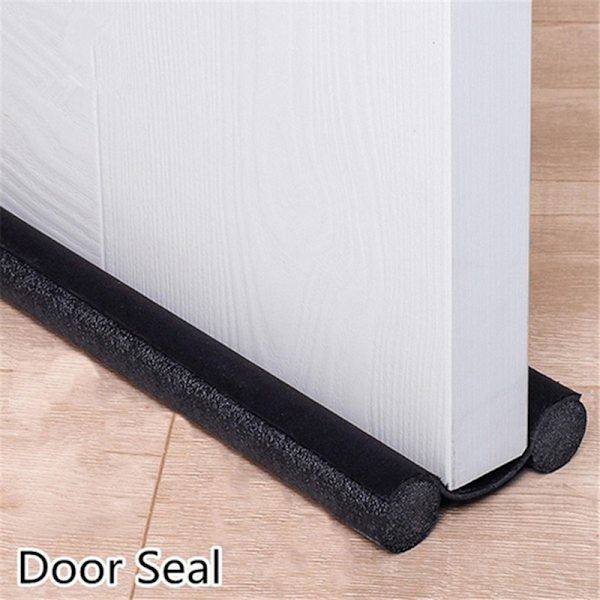 Flexibel dörrbottentätningslist Ljudsäker brusreducering Gray 95*10cm