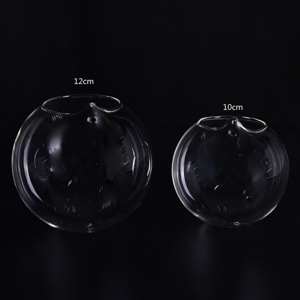 Hanging Ball Glass Flower er Vase Terrarium Container Landscape Transparent S