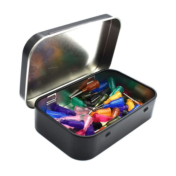 Survival Kit Small Tom Metal Silver Black Flip Oppbevaringsboks Ca Silver