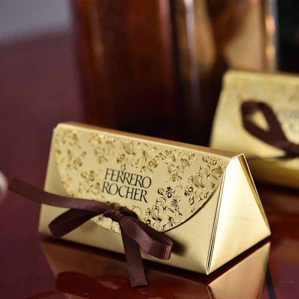 10 stk Ferrero Rocher æsker Bryllupsgaveæsker Gaveæske Babyshower onesize