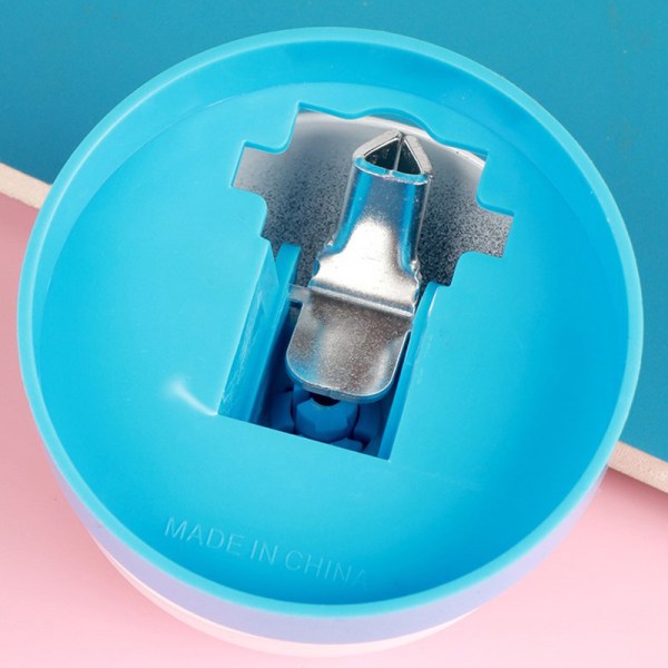 Rustfritt stål håndpressing Service Bell Answer Bell Mottak blue Onesize