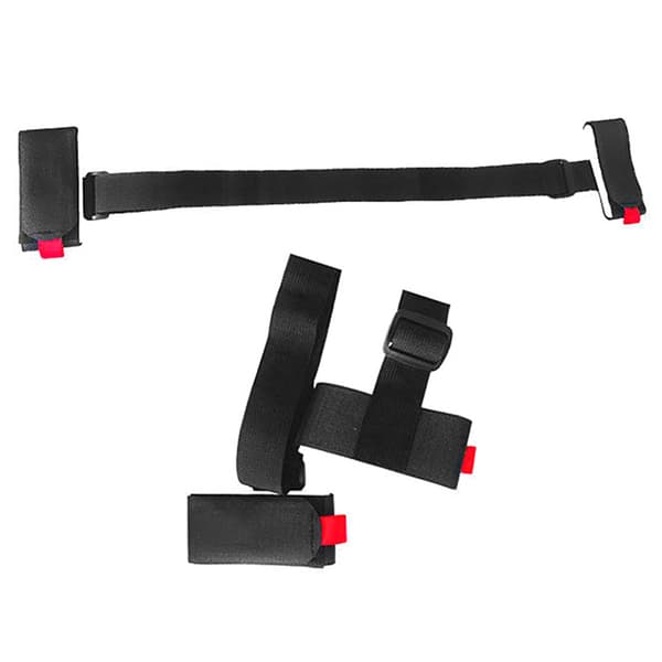 Nylon hiihtolaukut Säädettävä hiihtosauva Porter Hook Loop Prote Black 120cm