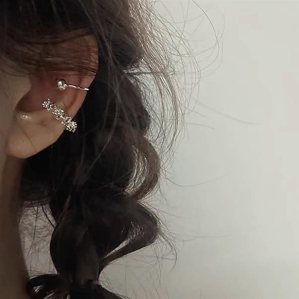 1 set mode icke-piercing örhängen brosk öronmanschett brosk onesize