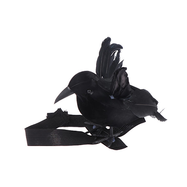 Halloween Simulation Sort Krage Med Elastisk Skulderbånd Cosp A4