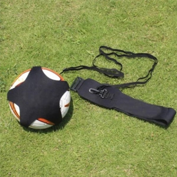 Fotball sjongleringsbag for barn med sirkulerende belte black onesize
