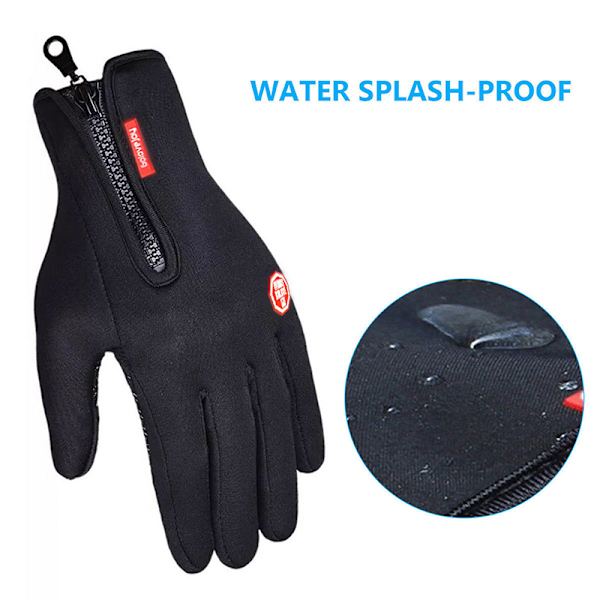 Herr Dam Vinter Varm Vindtät Vattentät Thermal Touch Handske Red XL
