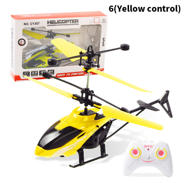 Suspension RC Helikopter Drop-resistant Induction Suspension Ai Yellow control Yellow control