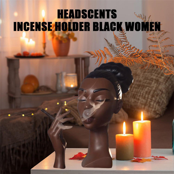 Headscents-Head Røgelsebrænder Sort Kvinde 款式2